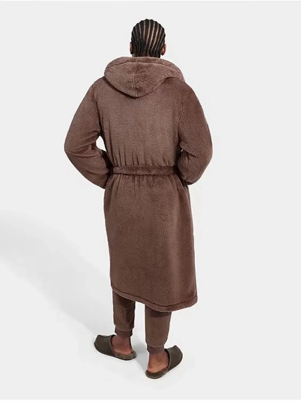 UGG Plush Hooded Bath Robe in All Spice